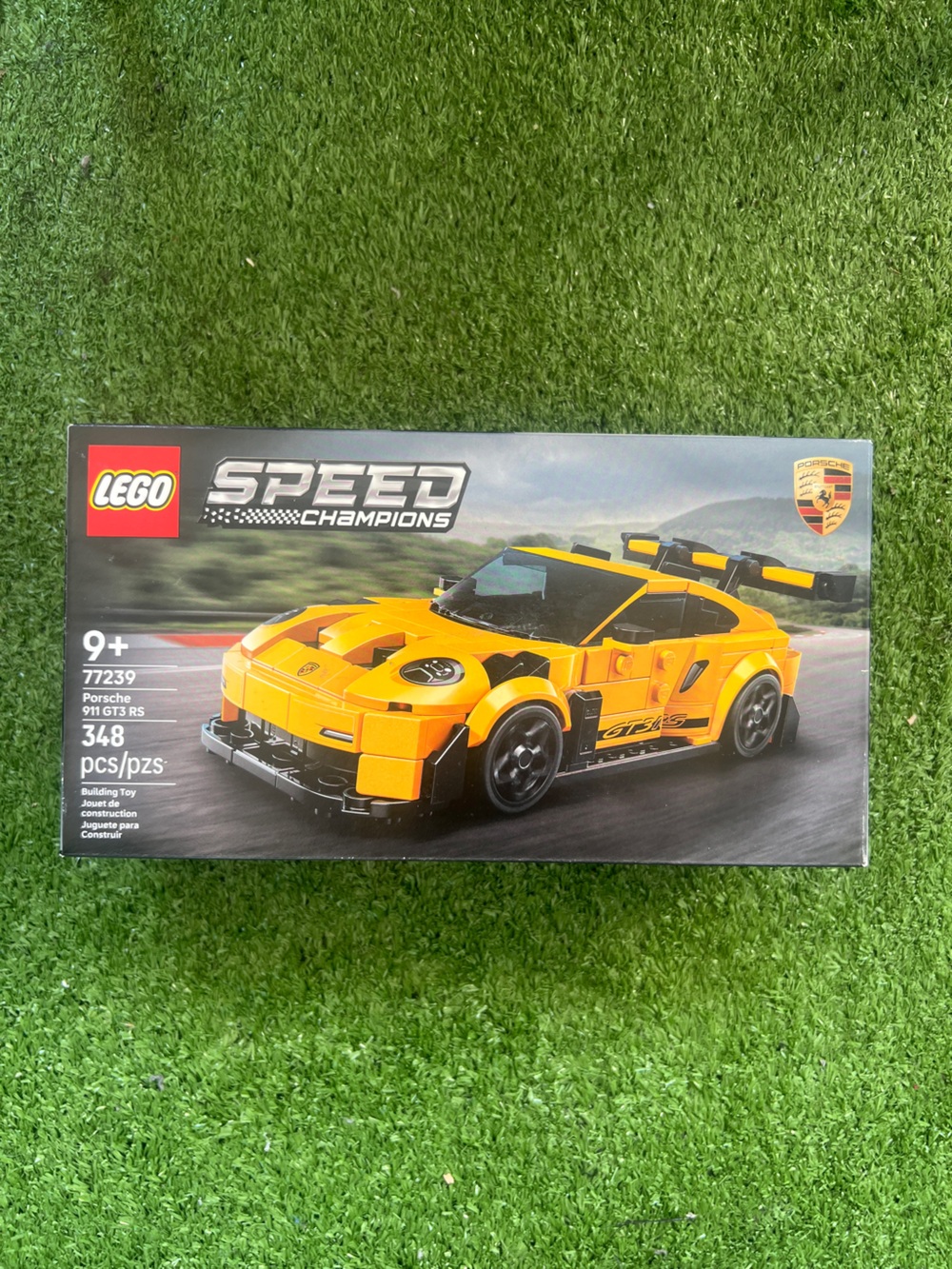 LEGO Speed Champions Bright Yellow Sports Car Set